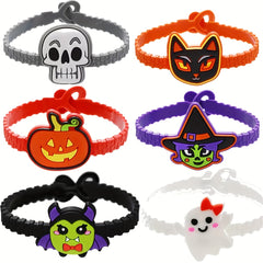 Halloween Rubber Slap Bracelets for Kids Party Favors