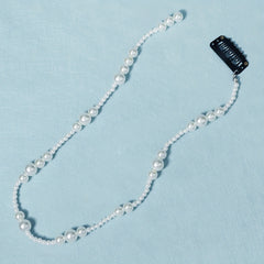 Faux Pearl Beaded Hair Clip Ponytail Jewelry Decoration