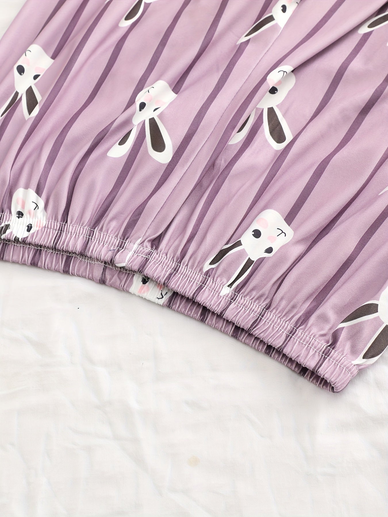 Rabbit Pattern Pajama Set