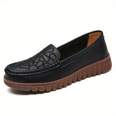 Women's Embroidered Loafers Soft Sole Casual Walking Flats