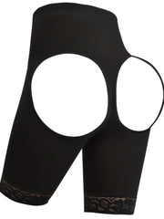 SCARBORO Seamless Shaping Shorts Lace Trim High Waist Tummy Control