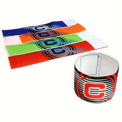 5 pack Football Captain Armbands Adult Letter C Elastic Wrap Team Armbands