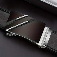 Men's PU Leather Belt for Business Travel Casual Daily