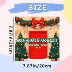 Christmas Adult Coloring Book Santa & Christmas Tree Designs