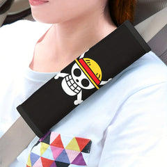 Anime Skull Car Seat Belt Cover Soft Safety Shoulder Pad