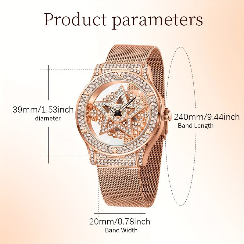 Women's Waterproof Stainless Steel Watch