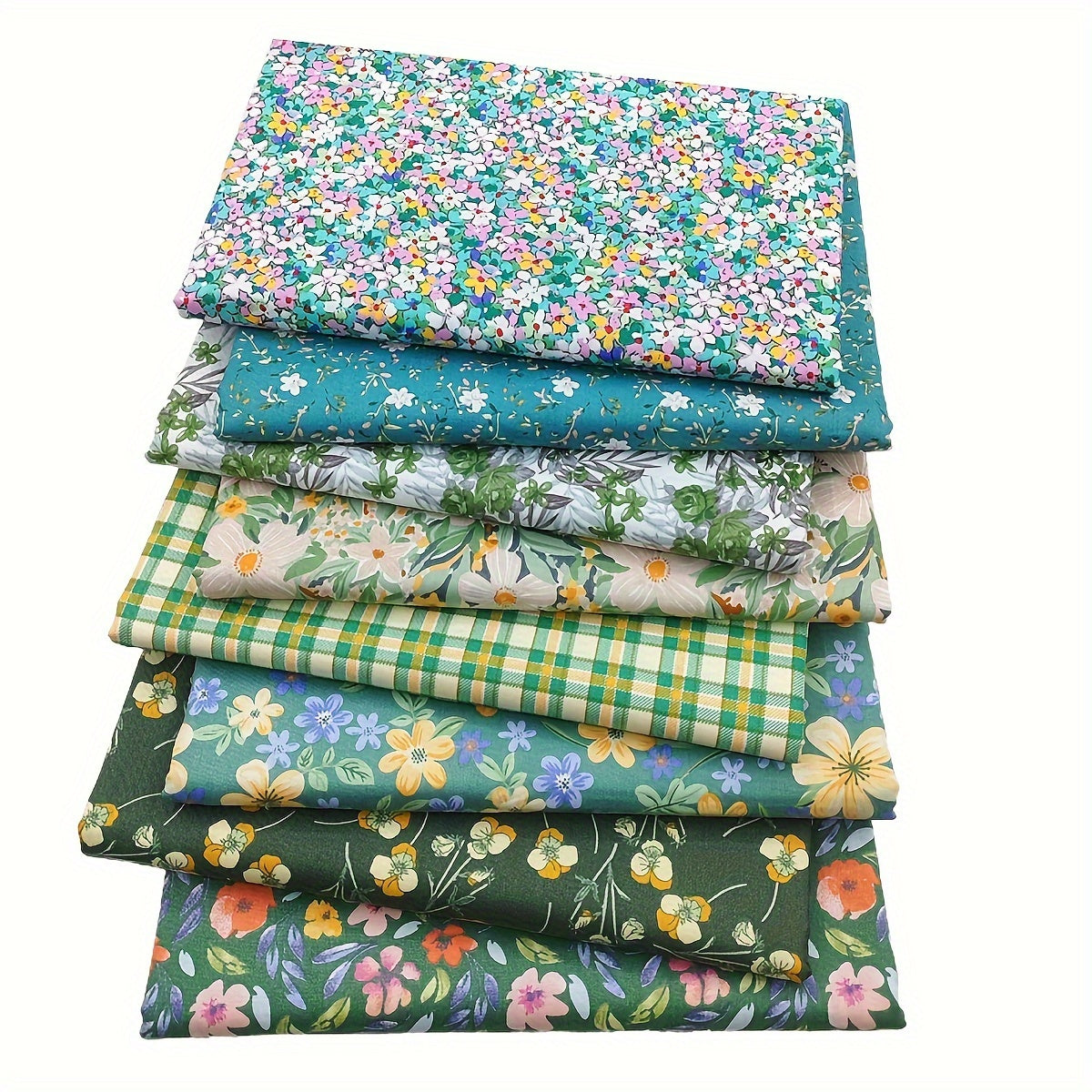 8pcs Printed Cotton Fabric 20x25cm Sewing Quilting Patchwork Material