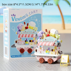 Street Vendor Car Scene Series Desktop Decoration Figurine Toy
