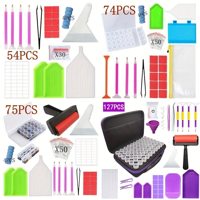Diamond Painting Kit Accessories Tools 127pcs