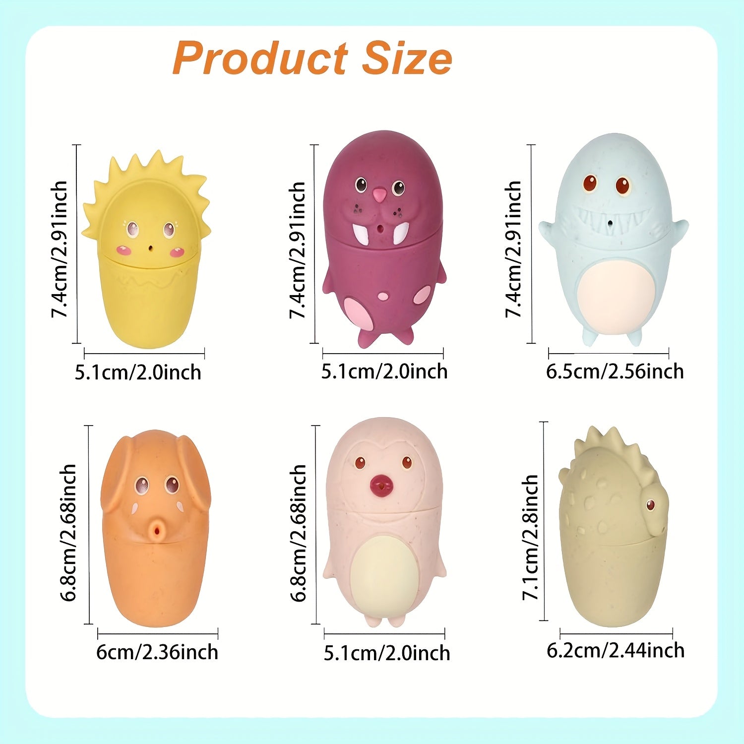 Baby Bath Toys Animal Sprayer Sensory Tub Toys for Toddlers Water Play
