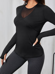 Women's Quick Drying Mesh Sports Top for Yoga & Workout