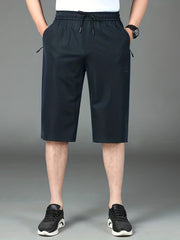 Men's Stretch Casual Shorts Quick Dry for Summer Fitness