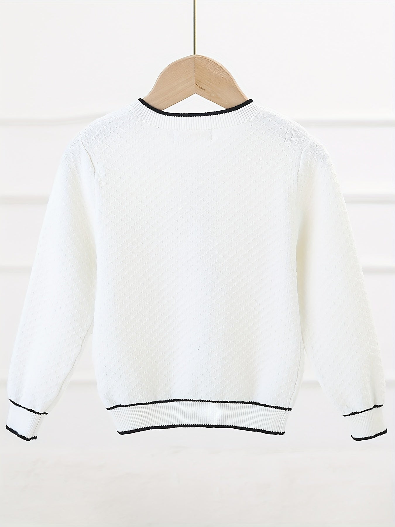 Girls' Grace Pearl Button Knit Cardigan Jacket