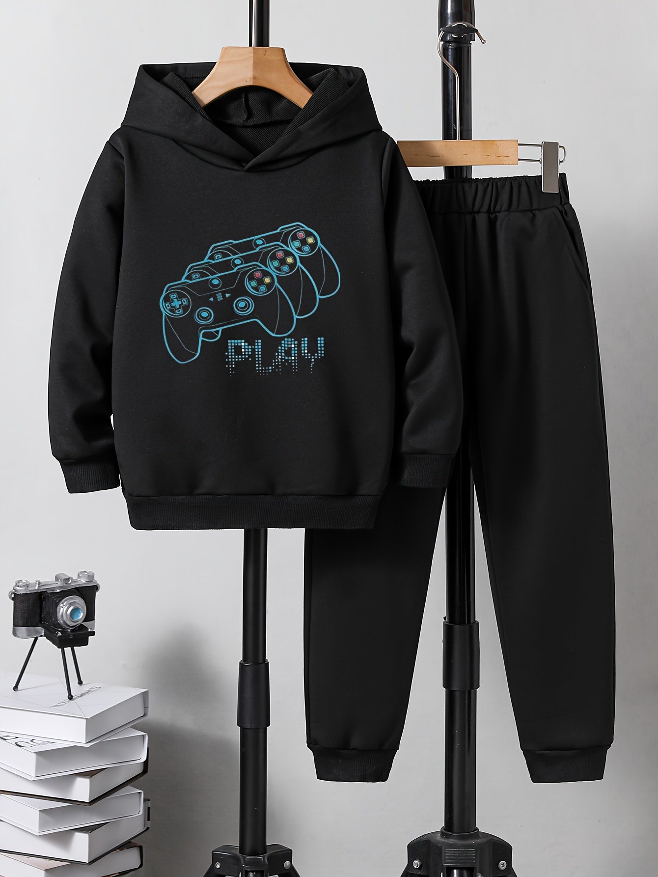 Game Controller 2pcs Boys Kids Hoodie & Sweatpants Set