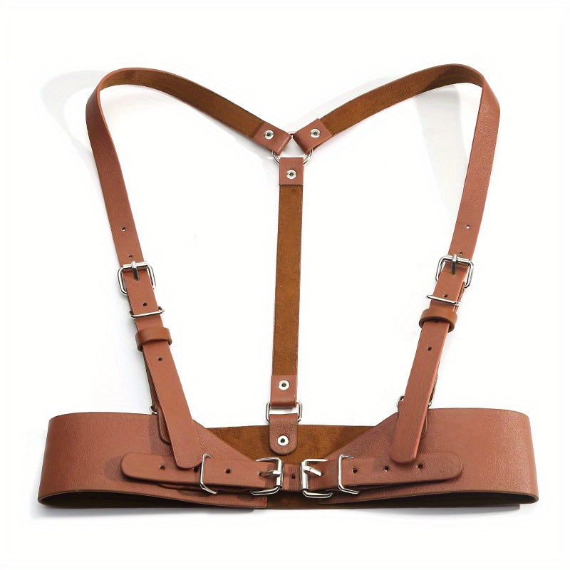 Men's Punk Vest Harness Belt for Street Dance Performance