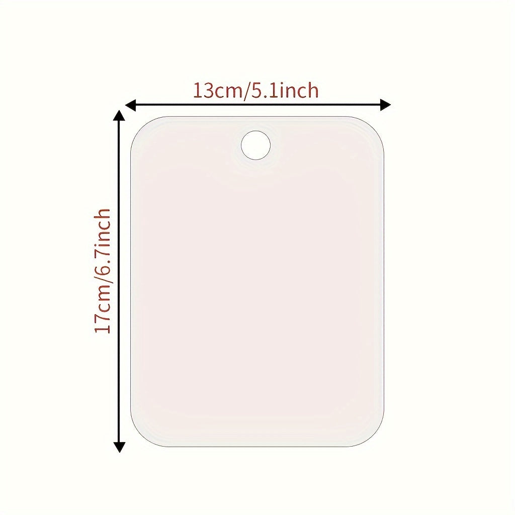 Acrylic Shower Mirror Men's Shaving Mirror Frameless Skincare Mirror