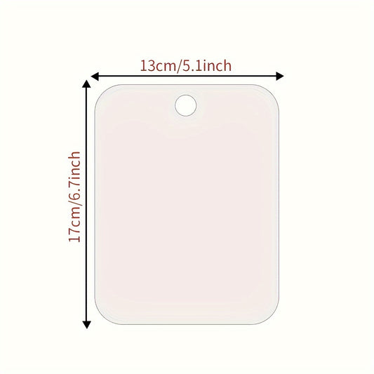 Acrylic Shower Mirror Men's Shaving Mirror Frameless Skincare Mirror