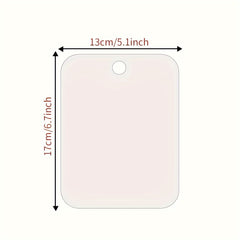 Acrylic Shower Mirror Men's Shaving Mirror Frameless Skincare Mirror