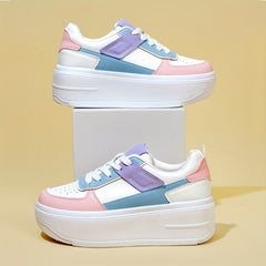 Waterproof Platform Sneakers Women's Low Top Casual Shoes