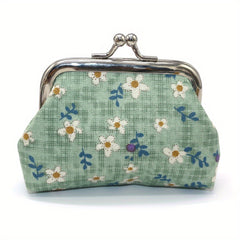 Girls Flower Pattern Coin Purse Bag Key Bag Birthday Gift Money Bags