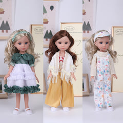 AKODEERD 13-Inch Anime Doll with Articulated Arms and Legs - Stylish Outfits