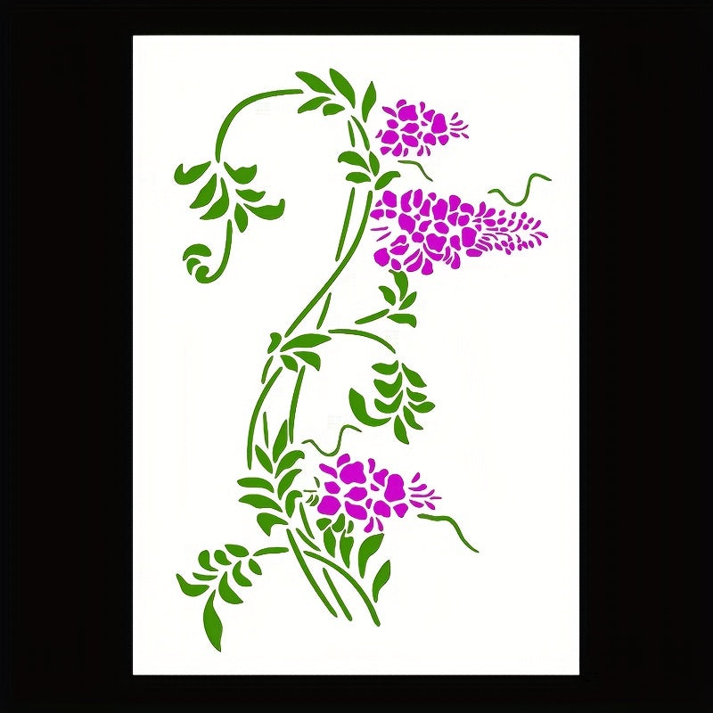 1pc Hollow Leaves Stencil Spray Painting Scrapbooking Decals Home Decor