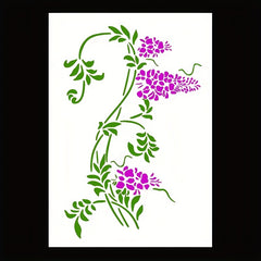 1pc Hollow Leaves Stencil Spray Painting Scrapbooking Decals Home Decor