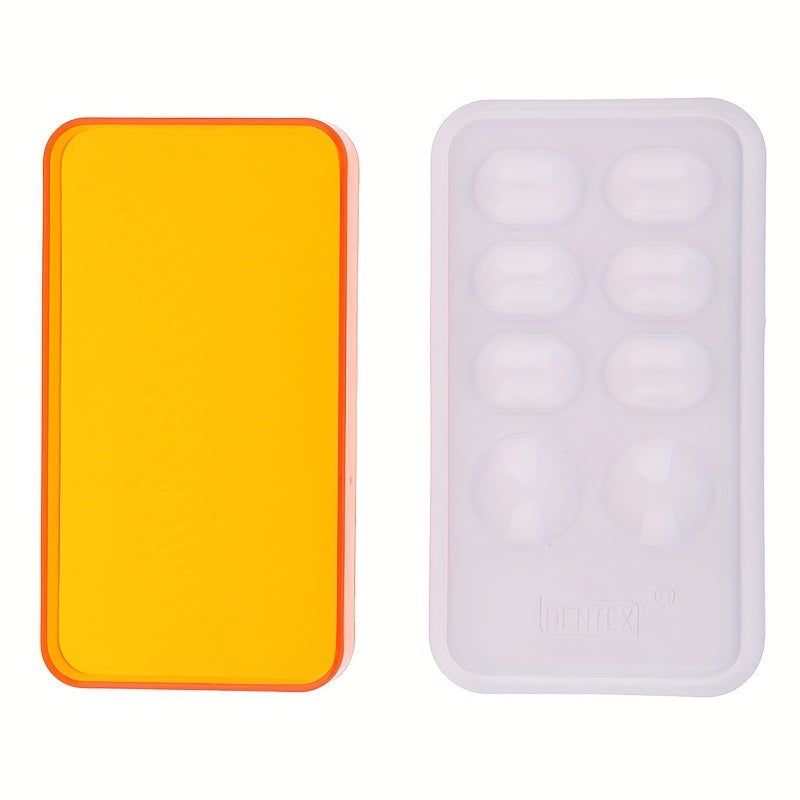 1pc Mixing Watering Moisturizing Plate Dental Palette With Cover 8 Slot Palette