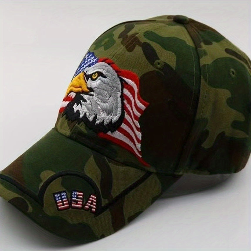 Outdoor Adjustable American Flag Hip Hop Baseball Cap