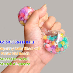 2pcs Colorful Squishy Stress Balls Fidget Toys for Adults