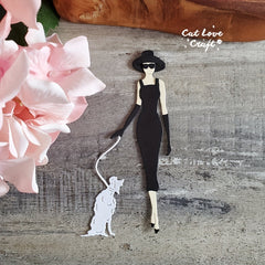 1pc Paris Lady Metal Cutting Dies Scrapbooking DIY Mold Craft Embossing Die Cuts