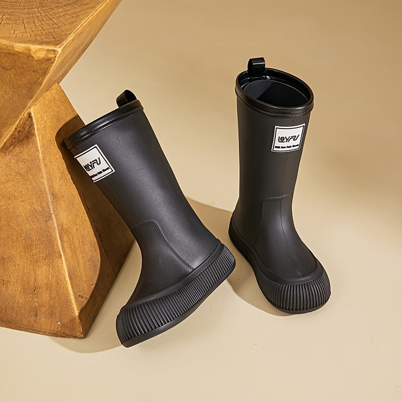 Women's High Water Boots Outer Wear Work Shoes Long Boots Waterproof