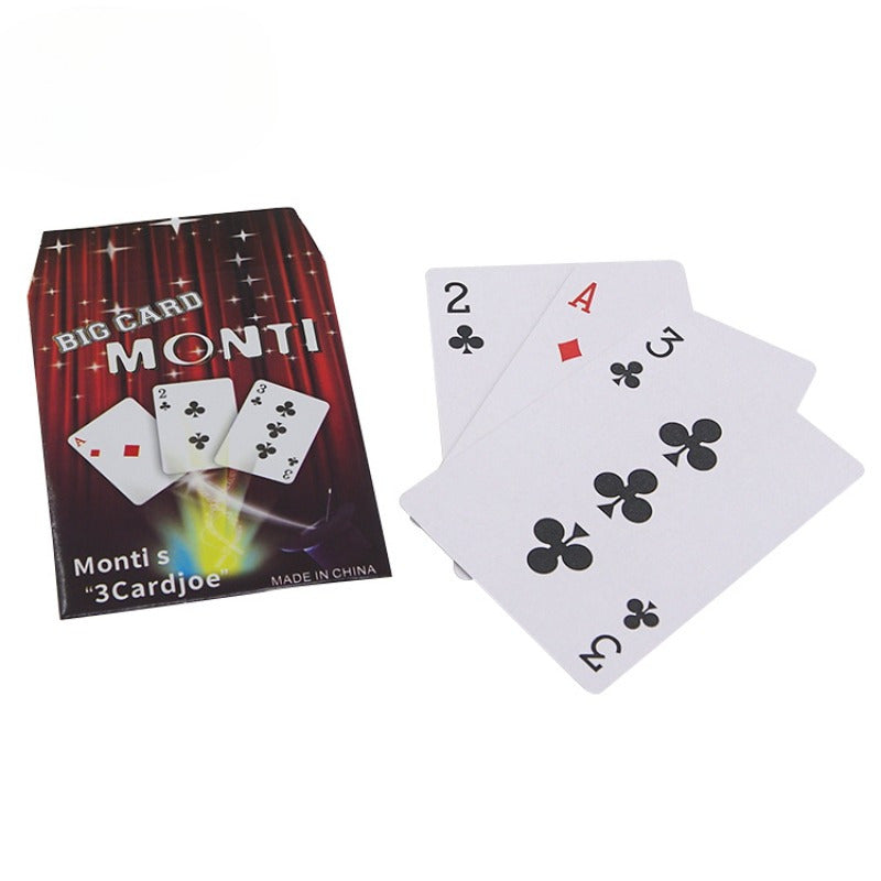 Fool's Three Card Magic Set Easy to Learn Christmas Gift