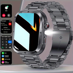 Smart Watch HD Display Fitness Calls LED Light iPhone Android