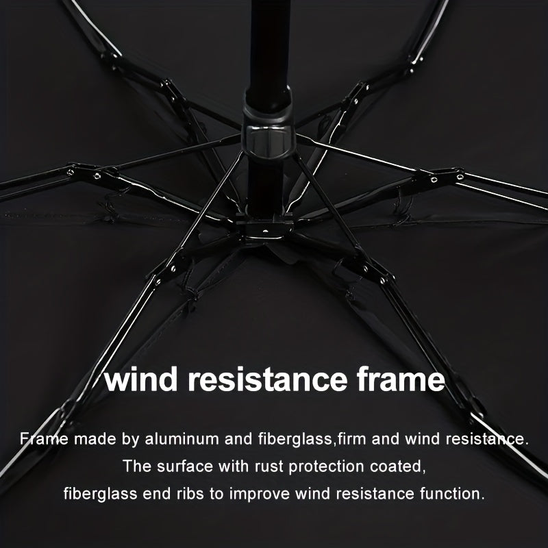 Compact Windproof UV Protection Mini 5 Fold Pocket Umbrella