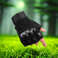 Outdoor Mountaineering Cycling Half Finger Gloves - Anti Slip & Wear Resistant