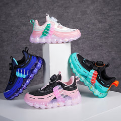 Kid's Shock Absorbing Running Shoes Non Slip Soft Sole Sneakers