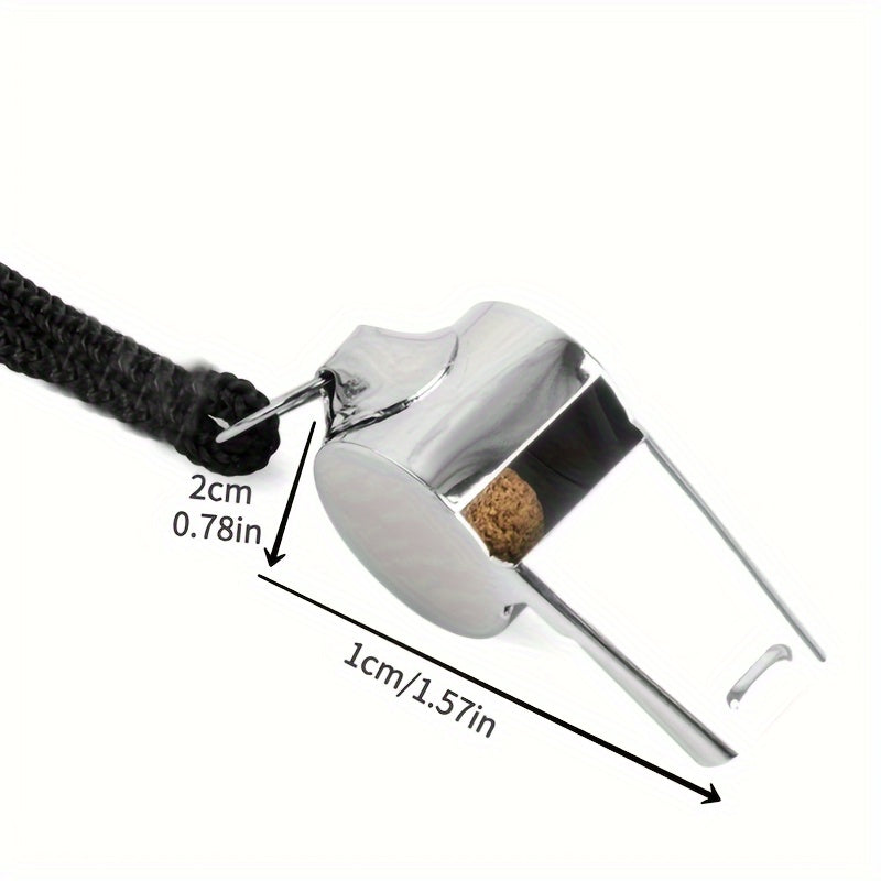 Stainless Steel Whistle First Aid Whistle Soccer Football Basketball Sports Ref