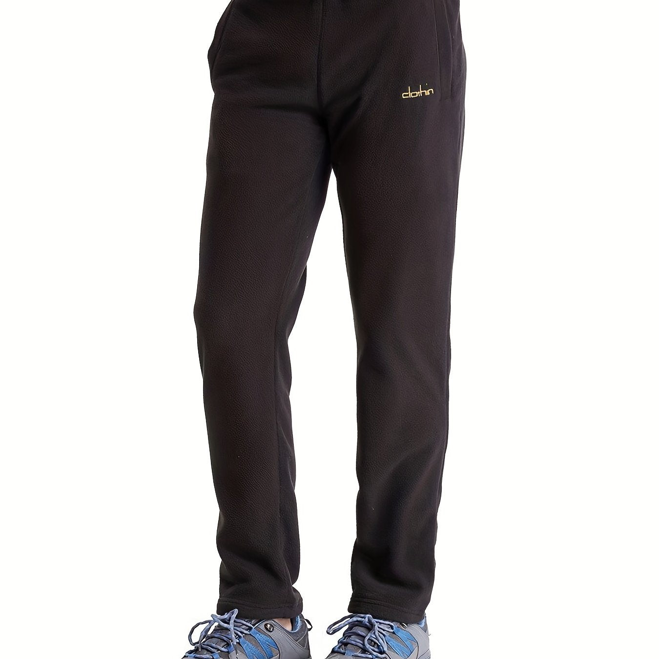 Men's Fleece-Lined Thermal Pants for Outdoor Activities