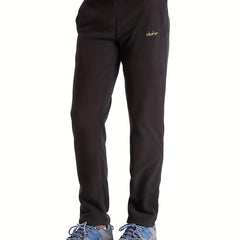 Men's Fleece-Lined Thermal Pants for Outdoor Activities
