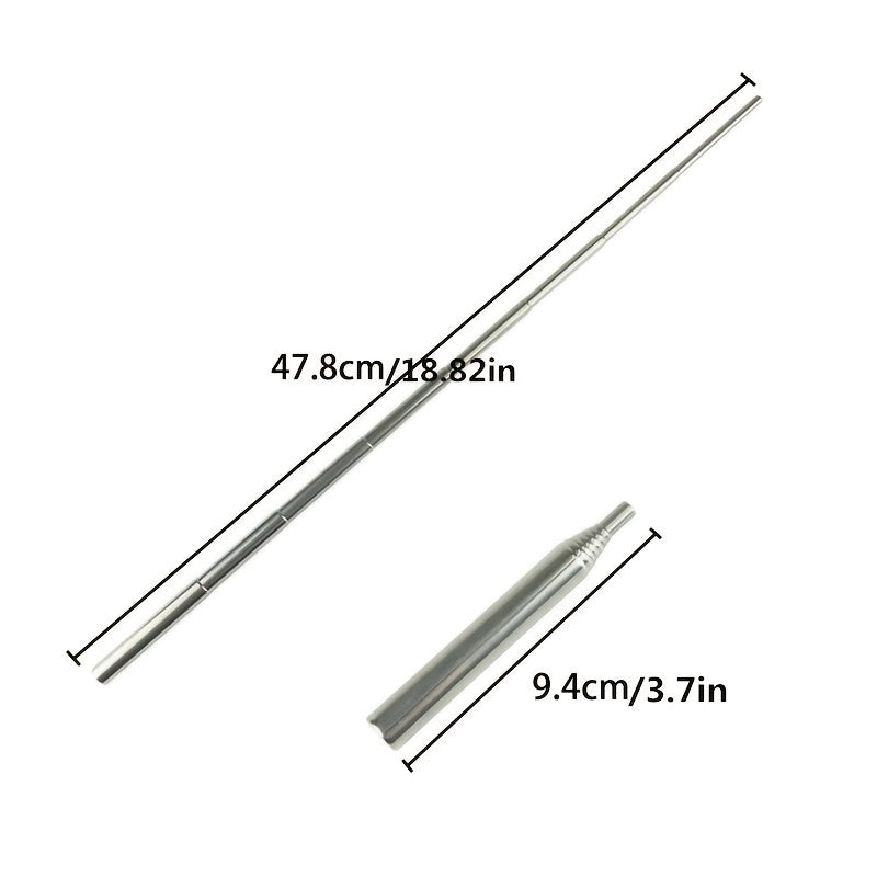Collapsible Stainless Steel Blow Fire Tool for Outdoor Camping Hiking