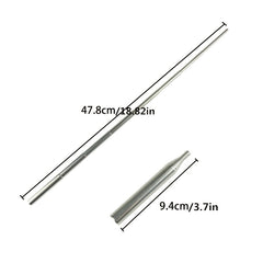 Collapsible Stainless Steel Blow Fire Tool for Outdoor Camping Hiking
