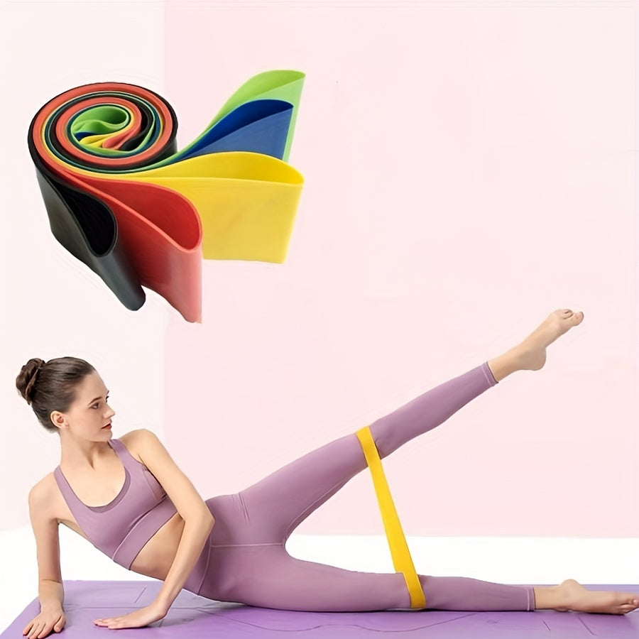 5pcs Fitness Elastic Resistance Band for Hip Lifting Exercise