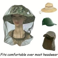 Outdoor Fishing Anti Mosquito Mesh Headgear