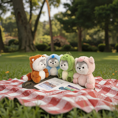 Husky Plush Dolls Soft Stuffed Animals for Toddlers & Kids