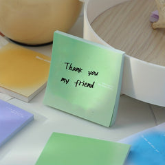 50pcs Note Pad Sticky Note Paper Message Stickers To Do List