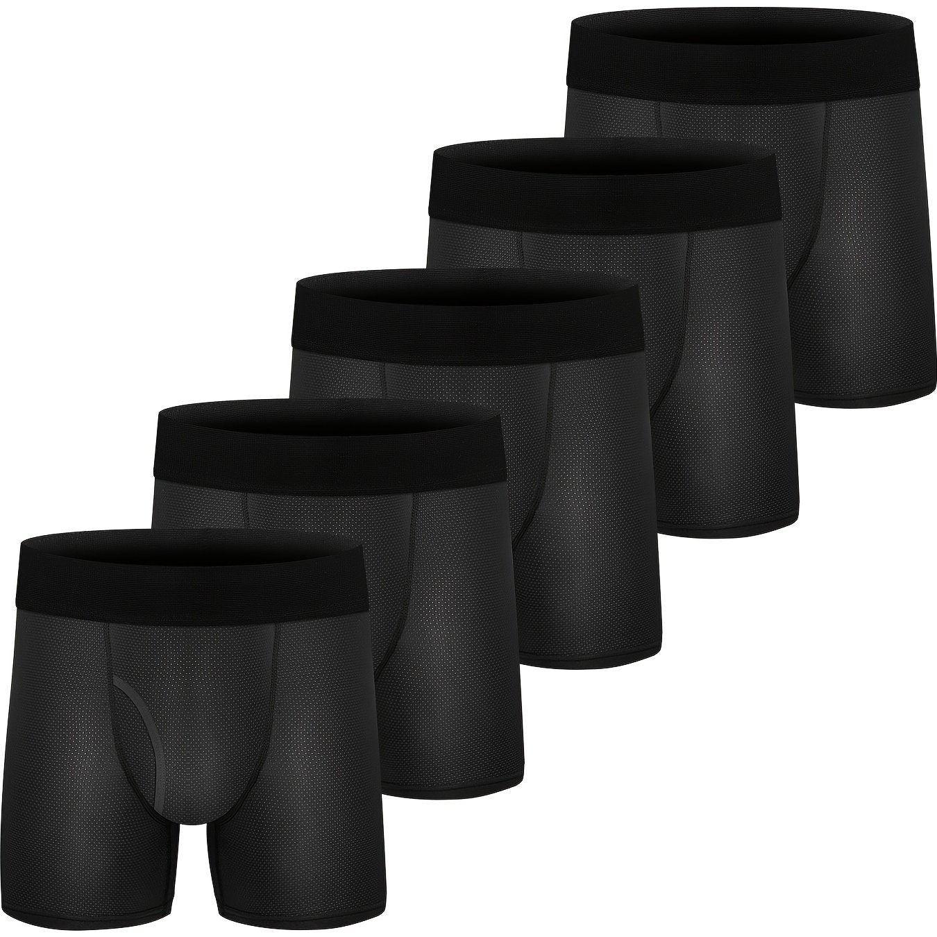 5pcs Boys Boxer Briefs Underwear Soft Comfortable Breathable Kids Clothes