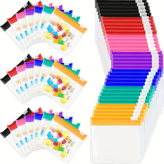 35PCS Portable Pill Pouch Bags Self Sealing Pill Bags for Travel Home Office