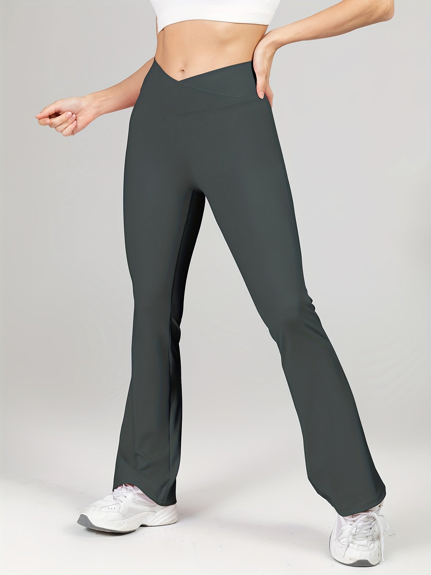 Flare Leggings Fitness Hip Lifting Bootcut Sports Pants