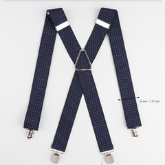 Suspenders For Men Set Adjustable 1 37 Inch Wide X Shape Wedding Suit Accessorie